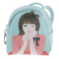 Stylish 13 BJD Dolls Accessory PU Leather Shoulder Bag School Backpack - A