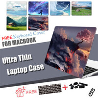 Stylish Durable Case for MacBook Air 15 Inch M2 A2941 2023 13.6 Inch A2681 M1 Chip Lightweight Protective Cover for Pro 13 14 16 Laptop OQ8O