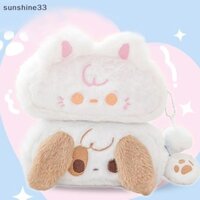 Su 1Pc Dễ Thương Sang Trọng Con Chó Con Bút Chì Túi Bảo Quản Hoạt Hình Động Vật Hộp Đựng Bút Đa Năng Dung Tích Lớn Văn Phòng Phẩm Túi n