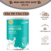Sữ Dê cho Chó và Mèo Sữa bột nguyên kêm, Sữa bột gầy dinh dương cho chó và mèo