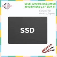 Sử DỤNG 2.5 "SSD SATA III 60GB 120GB 128GB 240GB 360GB 480GB Ổ cứng thể rắn bên trong Thích hợp cho máy tính để bàn, máy tính xách tay