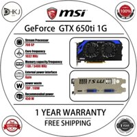 Sử DỤNG MSI GTX 650 Ti 1GB Card đồ họa Card Video cho nVIDIA Geforce GTX650 Ti Boost Hdmi Dvi VGA cho MSI