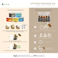 SỬ DỤNG PARADISE AIR CẦN LƯU Ý ĐIỀU GÌ?