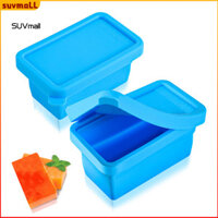 [Su] Khay silicon có thể xếp chồng chắc chắn Khay silicon cấp thực phẩm Khay đông lạnh bằng silicon có thể xếp chồng lên nhau có nắp để đựng súp Không chứa Bpa Dung tích 250ml cho Đông Nam