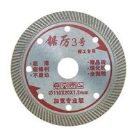 Sứ Super Pu vẫy gạch lưỡi gạch men tấm cắt nhập khẩu siêu mỏng toàn gốm Overlord đặc biệt đĩa máy cắt lưỡi cắt gạch 150mm Lưỡi cắt gạch
