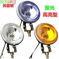 Su Yarui Xe Tải Siêu Sáng 12v24v Mặt Trời Nhỏ Eo Ánh Sáng Bên Lốp Đèn Đảo Chiều 10cm 4 Tập Trung Đèn Pha Ô Tô