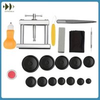 [Su33322eb.vn] 12 chiếc Đồng hồ kim loại Bộ máy đóng nắp lưng Vỏ vít Đóng đồng hồ Bộ dụng cụ sửa chữa tay