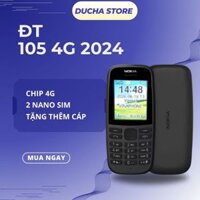 SU5 Điện Thoại Nghe Gọi Nokia 105 4G 2024  2 Sim SỬ DỤNG SÓNG 4G