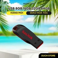 SU52 USB Sandisk Cruzer Blade CZ50 8G-16G-32G-64G-128GB