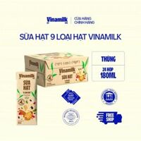 Sữa 9 loại hạt Vinamilk Super Nut - Thùng 24 hộp 180ml