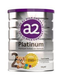 Sữa A2 Platinum Số 2 dành cho trẻ từ 6 đến 12 tháng.