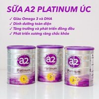 Sữa A2 Platinum Úc cho bé từ sơ sinh trở lên hộp 900g số 1,2,3