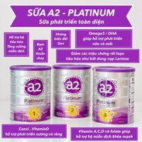 Sữa A2 Platinum Úc cho bé từ sơ sinh trở lên hộp 900g số 1,2,3