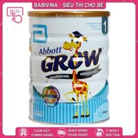 Sữa Abbott Grow 1 900g | Trẻ 0-6 Tháng Tuổi, Thông Minh, Tăng Cân Nặng, Phát Triển Chiều Cao | Chính Hãng Abbott, Giá Rẻ Nhất