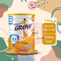 Sữa Abbott Grow 4 (G-Power) lon 1700g dành cho trẻ từ 2 tuổi trở lên.