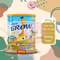 Sữa Abbott Grow 6+ Gold lon 900g dành cho trẻ 6 tuổi trở lên.