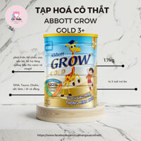 Sữa Abbott Grow Gold 3+ 1.7kg hương Vani (3-6 tuổi)