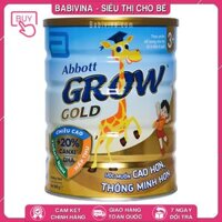 Sữa Abbott Grow Gold 3+ 900g | Trẻ 3-6 Tuổi Cao Vượt Trội | Mua Sữa Hươu Cao Cổ Chính Hãng Abbott Giá Rẻ Nhất Tại Babivina