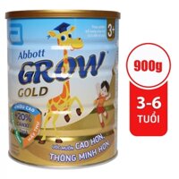 Sữa Abbott Grow Gold 3  hương vani 900g (3 – 6 tuổi)