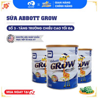 Sữa Abbott Grow số 3 (1-2 tuổi) Lon 900g