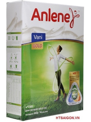 Sữa bột Anlene 400g trên 51 tuổi hương vanilla (hộp giấy)
