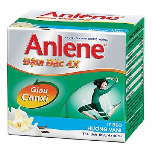 Sữa Anlene đậm đặc 4X 110ml