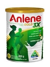 Sữa Anlene Gold 3X hương vani hỗ trợ cơ khỏe, xương chắc, khớp linh hoạt (400g)
