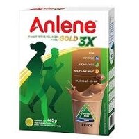 Sữa Anlene Gold 3X hương Socola hộp giấy 440g, >40 tuổi