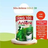 Sữa Anlene gold 3X lon 900G dành cho người trên 40 tuổi.