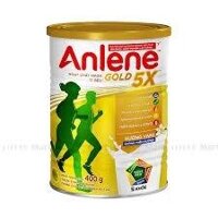 Sữa Anlene Gold 5X hương vani tăng cường sức khỏe cơ-xương-khớp dành cho người trên 40 tuổi (400g)