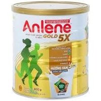 Sữa Anlene Gold 5X hương vani tăng cường sức khỏe cơ-xương-khớp dành cho người trên 40 tuổi (800g)