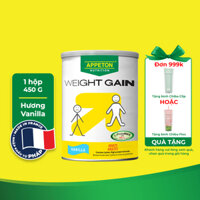 Sữa Appeton Weight Gain cho Người lớn hương Vanilla lon 450g