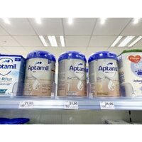 Sữa Aptamil 800g số 1,2, pre, 1+, 2+ nội địa Đức mẫu mới