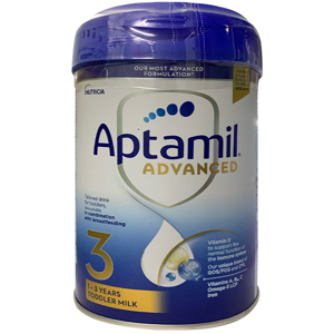Sữa Aptamil Advanced số 3 của Anh cho bé từ 1-3 tuổi hộp 800g (mẫu mới 2022)
