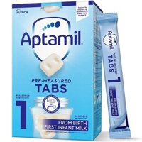 Sữa Aptamil Anh Số 1 Dạng Thanh Cho Bé 0-6 Tháng Tuổi (Hộp 24 Thanh)