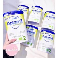 Sữa Aptamil Anh, Sữa Organic Hữu Cơ Hộp 800g Đủ Số 1 2 3 Hàng Bay Air Cargo Date Xa