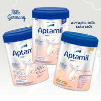 Sữa Aptamil bạc Đức số 1 , 2 và Pre hộp 800g mẫu mới nhất