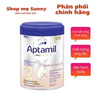 Sữa Aptamil Bạc số 2 của Đức 800g