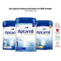 Sữa Aptamil Đức Bạc Pre,1,2,3 (Date 2024 Mẫu Mới) 800G Chính Hãng Giá Tốt