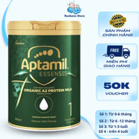 Sữa Aptamil Essensis Organic A2 Protein 900g - Sữa Hữu Cơ Cao Cấp Cho Trẻ, Hỗ Trợ Phát Triển Toàn Diện