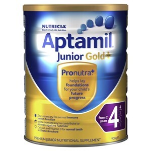 Sữa Aptamil Gold Plus số 4 của Úc cho bé từ 2 tuổi hộp 900g