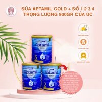 SỮA APTAMIL GOLD + SỐ 1 2 3 4 TRỌNG LƯỢNG 900GR CỦA ÚC DATE 2026