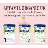 Sữa Aptamil Organic Anh số 1, 2, 3