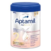 SỮA APTAMIL PROFUTURA DOUADVANCE Số 2 (APTAMIL BẠC MẪU MỚI 2022) - 800gr