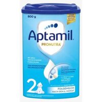 Sữa Aptamil Pronutra Đức số 2  xanh 800g cho bé từ 6 tháng đến 10 tháng tuổi