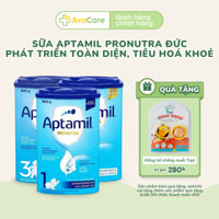 Sữa Aptamil Pronutra Đức số 1,2,3 hỗ trợ bé phát triển toàn diện hộp 800g