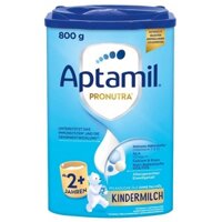 Sữa Aptamil Pronutra Kindermilch 2+ của Đức cho trẻ từ 2 tuổi hộp 800g