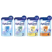 Sữa Aptamil số 1 - 4 (cho bé từ sơ sinh tới trên 2 tuổi)