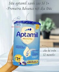 Sữa aptamil xanh cao số 1+ Pronutra Advance nội địa Đức cho bé trên 1 tuổi
