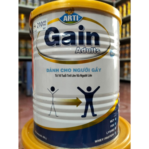 sữa Arti Gain hộp giấy cho trẻ từ 4 đến 10 tuổi 400g